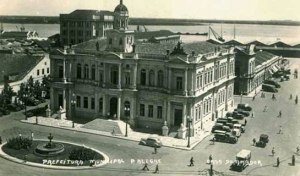 Paço Municipal em foto de 1930
