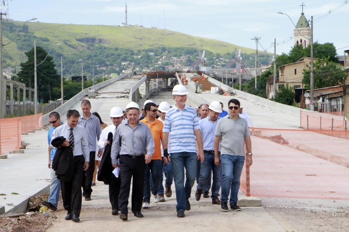 Na manhã de hoje, prefeito visitou a obra, que está 90% concluída  Foto: Ivo Gonçalves/PMPA